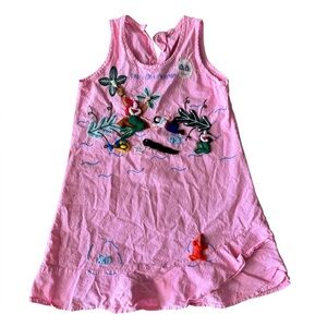 Fairy Tales On Parade by Judy Girls Kids Size 8 Pink Little Mermaid Dress